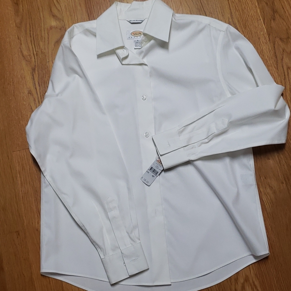 COPY - Talbots petite 4 wrinkle resistant dress sh